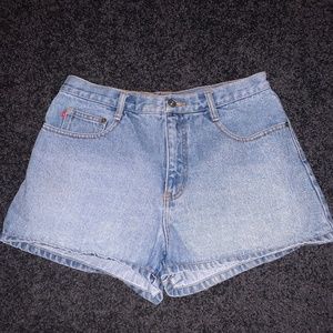 Vintage 90s Zana*di denim shorts size 11 high waisted
